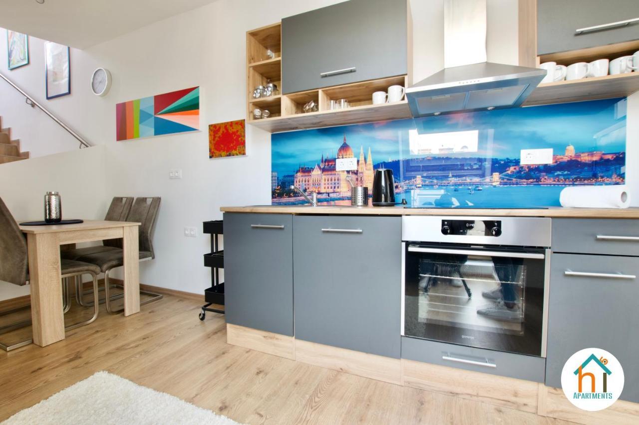 בודפשט Premium Apartment By Hi5 - Penthouse Studio + Rooftop מראה חיצוני תמונה